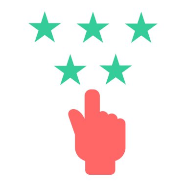 yıldız simgesi, vektör çizimi