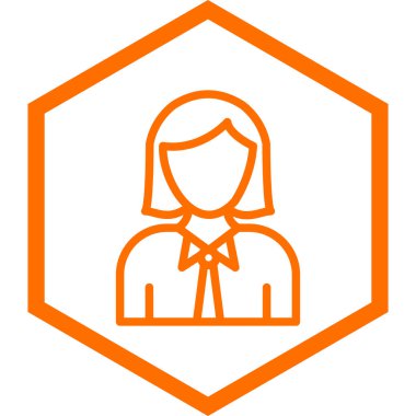 Avatar simgesi, vektör illüstrasyonu