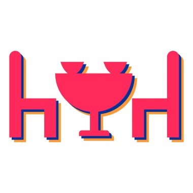 Restoran simgesinin vektör illüstrasyonu