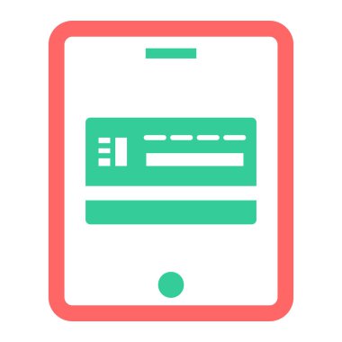 Kredi kartıyla. Basit resimleme