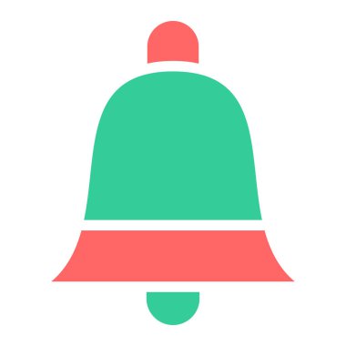 Zil. Web simgesi basit illüstrasyon