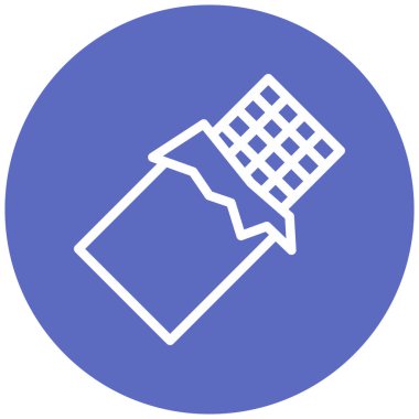 - Şeker. Web simgesi basit illüstrasyon