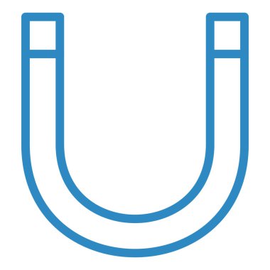 Mıknatıs Web simgesi basit illüstrasyon