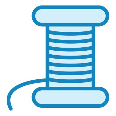 Bobbin. Web simgesi basit illüstrasyon