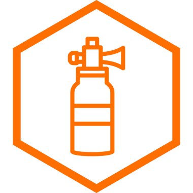 Yangın söndürme simgesi, vektör illüstrasyonu