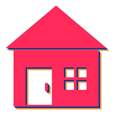 ev simgesi vektör illüstrasyonu