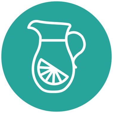 Sürahi. Web simgesi basit tasarım