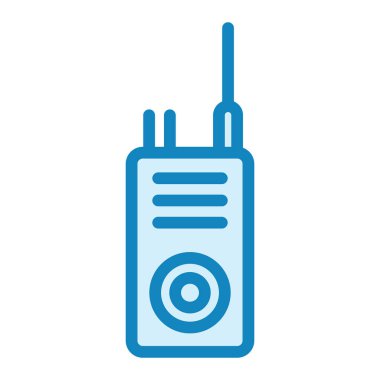 Walkie talkie simge vektör çizim