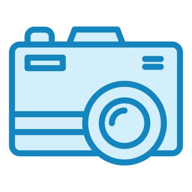 Kamera. Web simgesi basit illüstrasyon