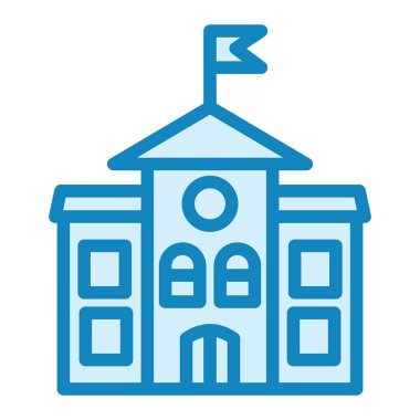 Üniversite ikonu. Basit tasarım