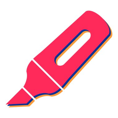 kalem simgesi vektör illüstrasyonu