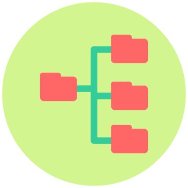 Dizin simgesi. Basit resimleme