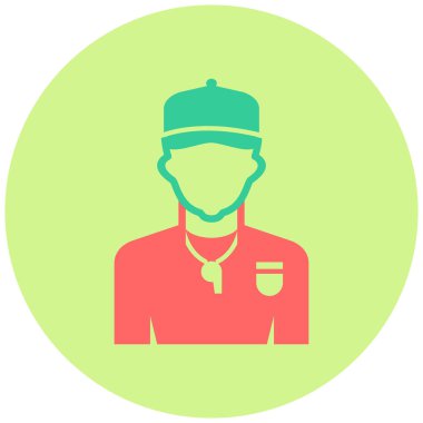 Koç. Web simgesi basit illüstrasyon