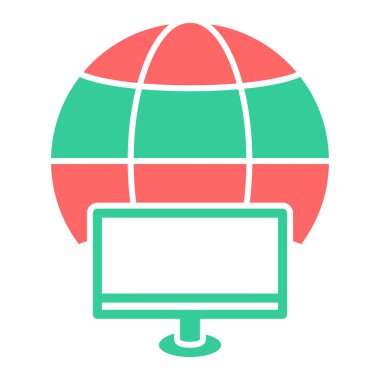 genel ağ simgesi çizimi