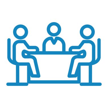 iş takımı simgesi vektör illüstrasyonu