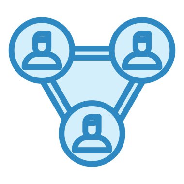 Ağ kurmak. Web simgesi basit illüstrasyon 