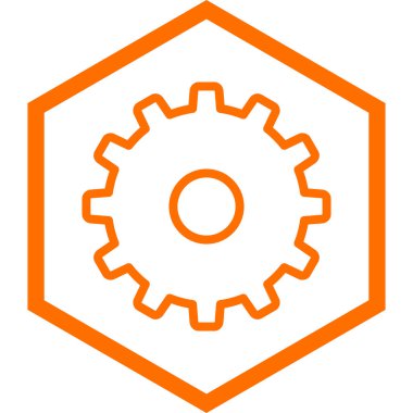 Teçhizat Web simgesi basit illüstrasyon