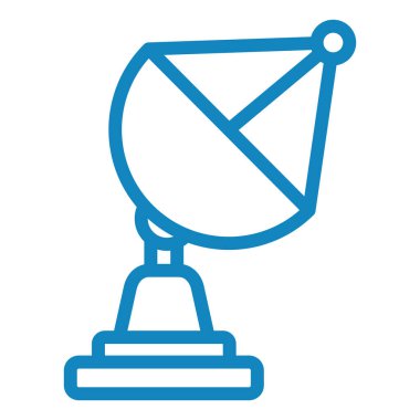 uydu vektör düz simge