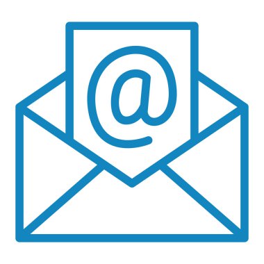 E- posta simgesi vektör illüstrasyonu