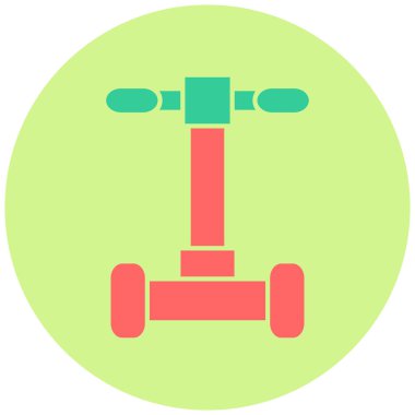 Segway simgesinin vektör illüstrasyonu