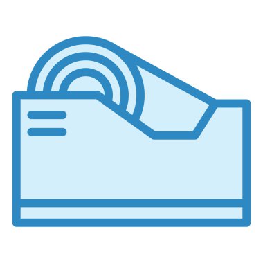 Teyp Dispenser modern simge vektör çizimi 