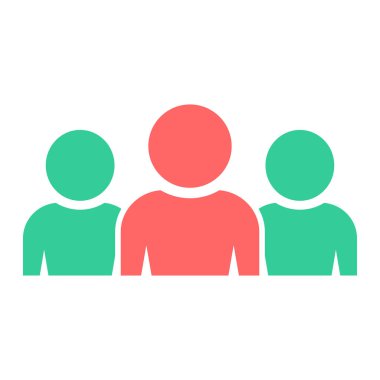 insanlar simge vektör illüstrasyonu