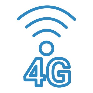 wifi sinyal vektör illüstrasyonu