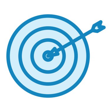 Hedef. Web simgesi basit illüstrasyon 