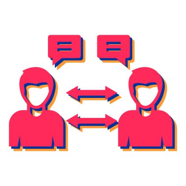 İnsanlarla sosyal medya kavramı vektör illüstrasyon tasarımı