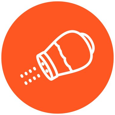 Tek besin simgesinin vektör illüstrasyonu