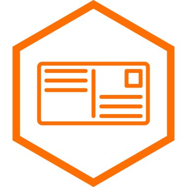 Gazete simgesinin vektör illüstrasyonu