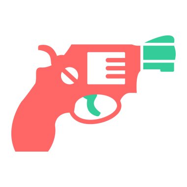 silah simgesi vektör illüstrasyonu