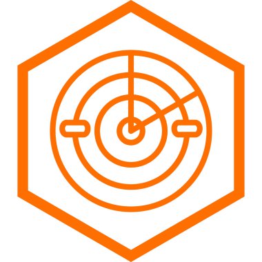 Hedef. Web simgesi basit illüstrasyon