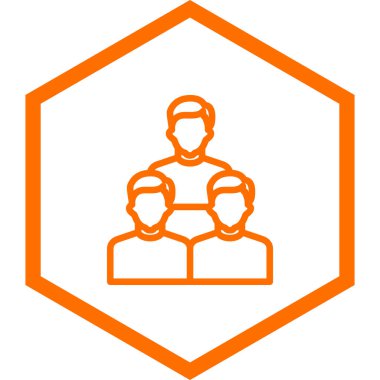 İnsan simgesinin vektör illüstrasyonu