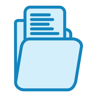 Dosya. Web simgesi basit illüstrasyon