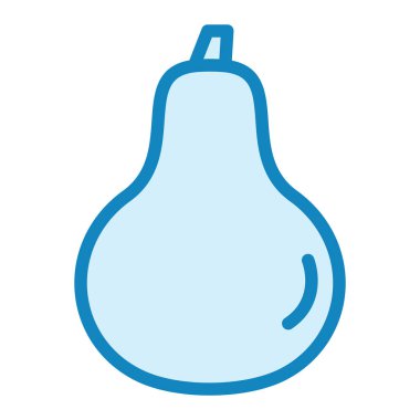 Su kabağı. Web simgesi basit illüstrasyon 