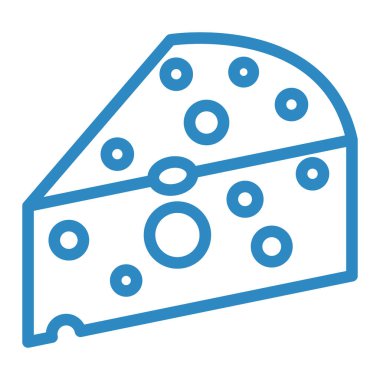 Peynir. Web simgesi basit illüstrasyon