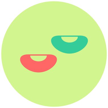 fasulye. Web simgesi basit illüstrasyon