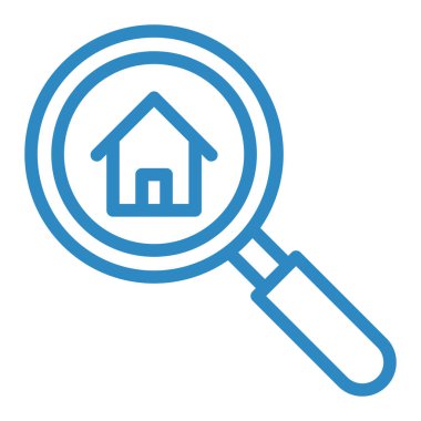 Arama simgesi vektör illüstrasyonu