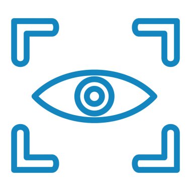 göz vektörü simgesi modern basit ve minimalist kavram