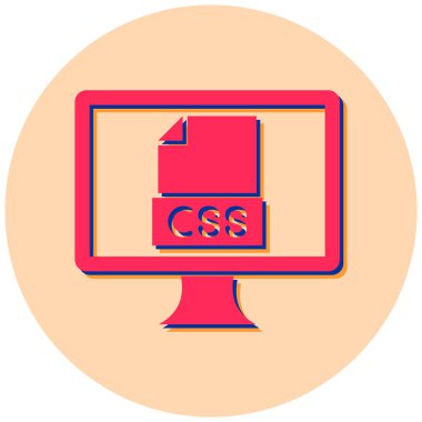 bilgisayar vektör simgesi modern basit illüstrasyon