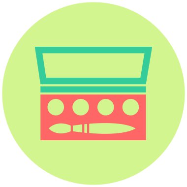 Göz Gölgesi düz vektör simgesi