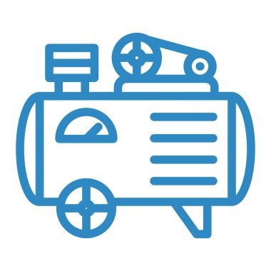 Araba ikonu vektörü. İnce çizgi işareti. izole edilmiş sınır sembolü çizimi