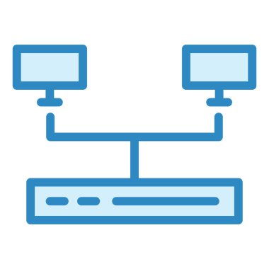 ağ paylaşımı. Basit resimleme