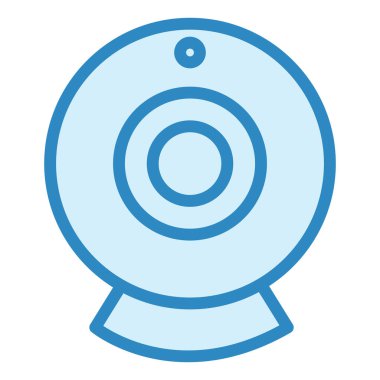 Web kamerası. Web simgesi basit illüstrasyon