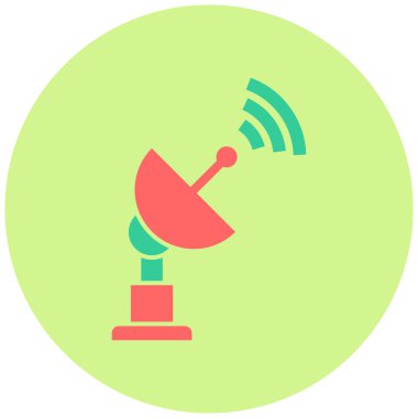 Uydu anteni. Web simgesi