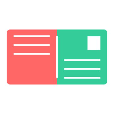 zarf simgesi vektör illüstrasyonu