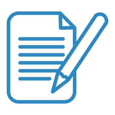 belge simgesi, vektör çizimi