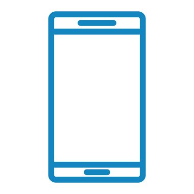 Akıllı telefon. Web simgesi basit illüstrasyon