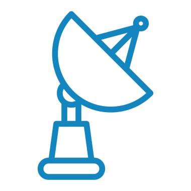 Uydu anteni. Basit resimleme